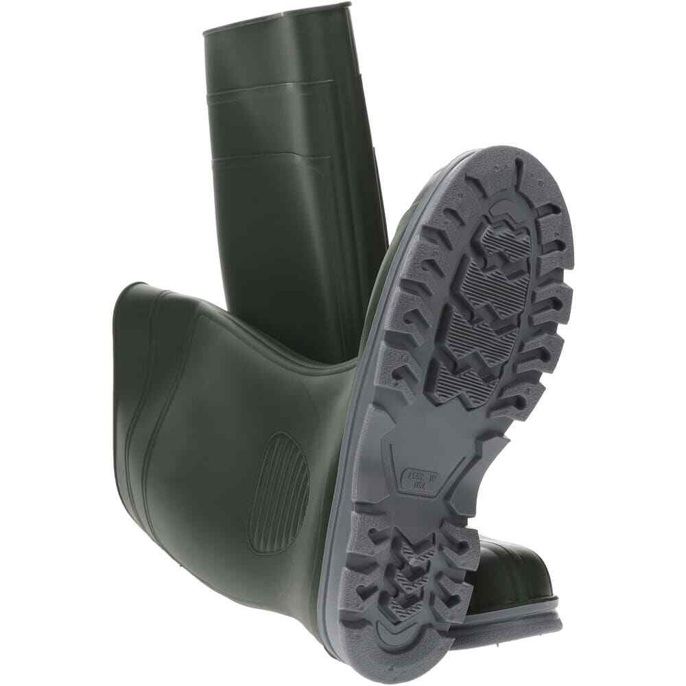 PRO-SAFE Unisex Size 12 Medium Width Steel Work Boot Green, PVC Blend Upper, ...