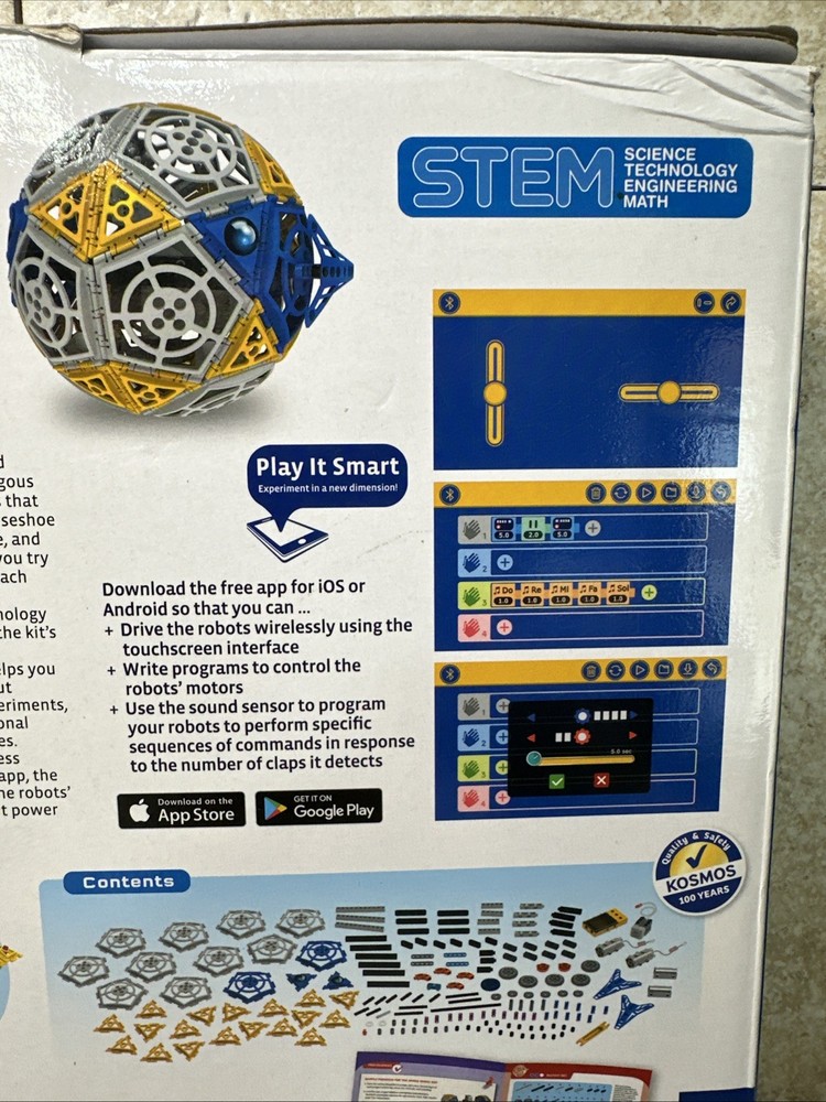 Thames & Kosmos Robotics: Smart Machines Super Sphere Stem Projects Complete
