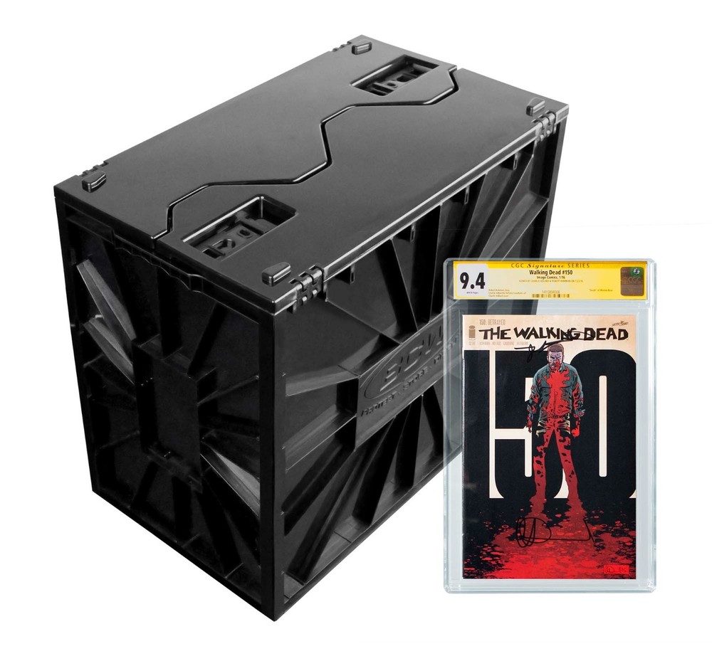 5 BCW Graded Certified Comic Book Storage Plastic Bin Stackable Box Heavy Duty