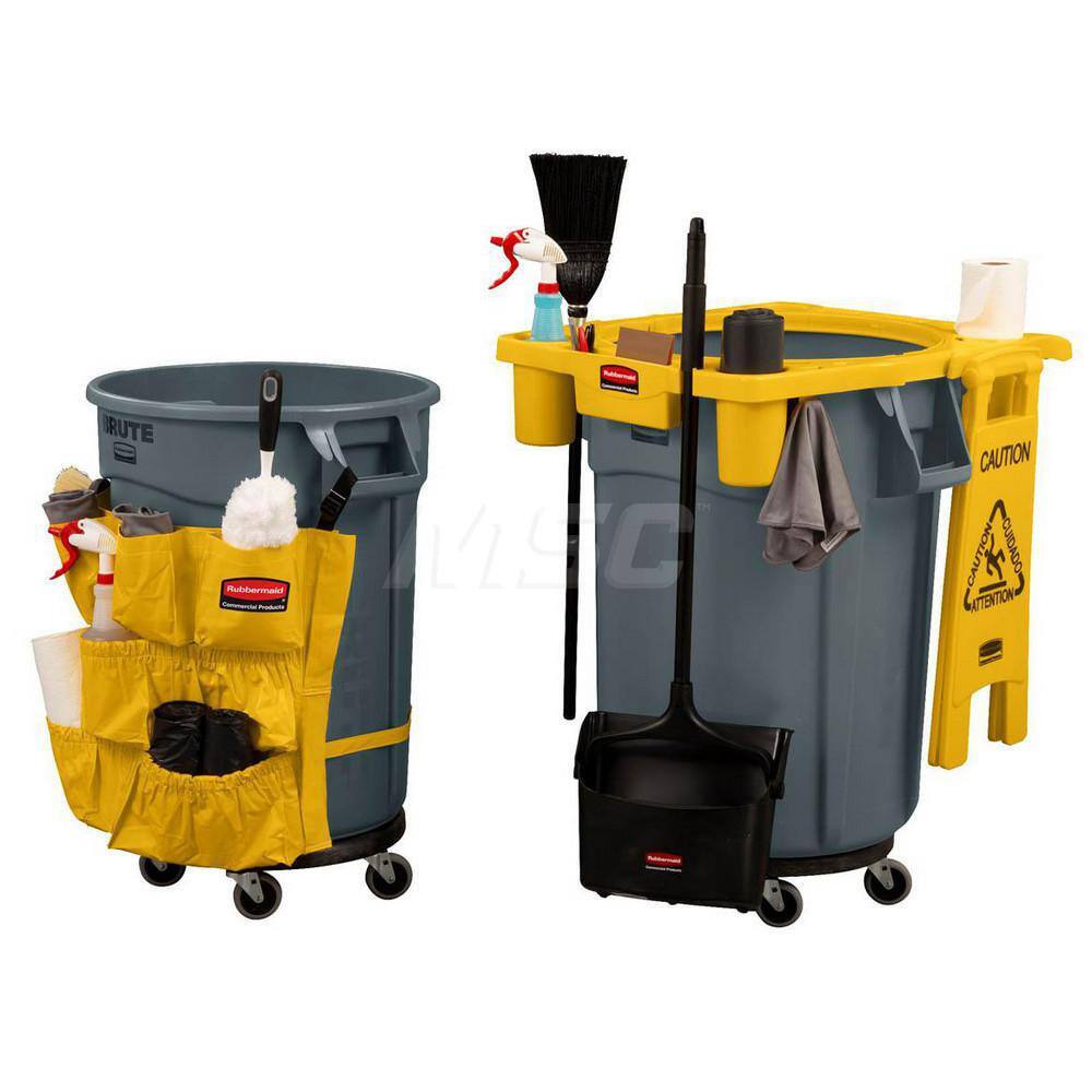 Rubbermaid High-Density Polyethylene Quiet Trash Can Dolly