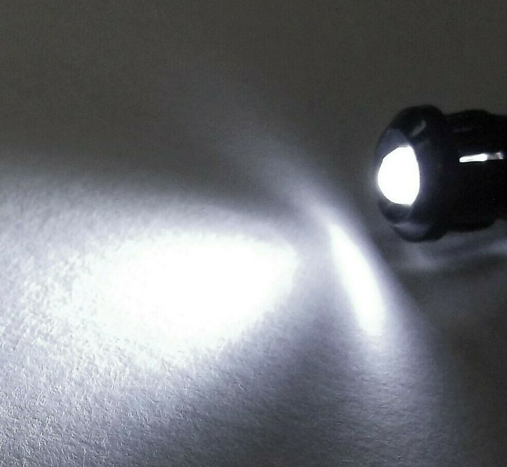 3 BBT 12 volt DC Bright White LED 3/8" Snap-In Indicator Lights