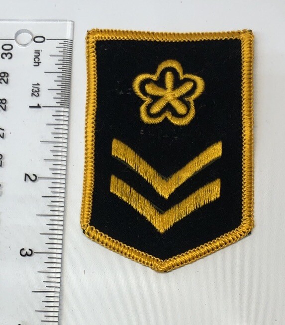 Chevron Military Patch Two Stripes