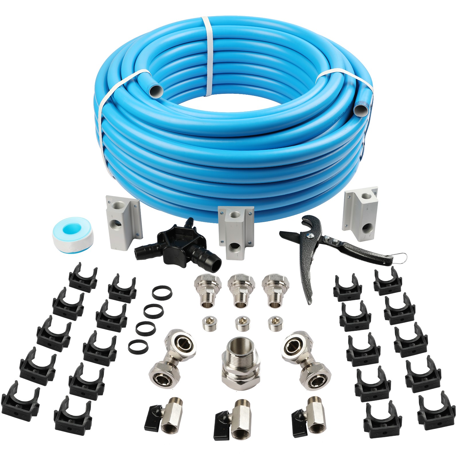 M7500 3/4" Compressed Air Line System Max Line Shop Piping Kit