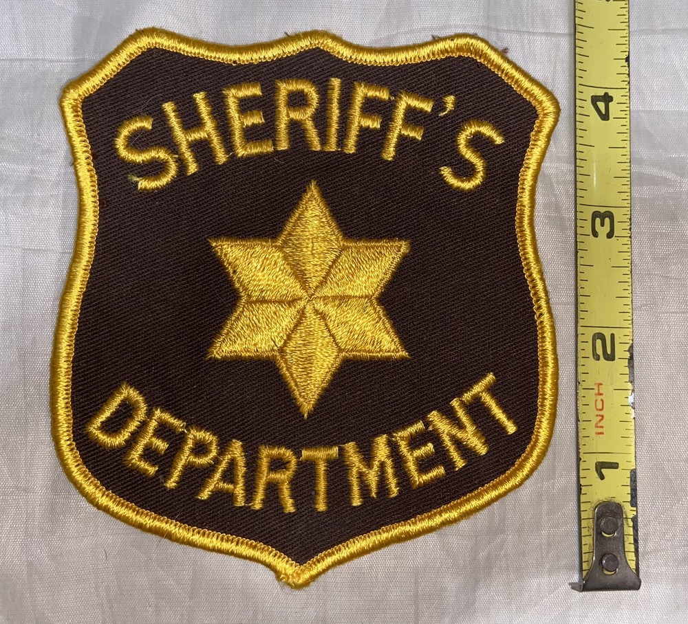 SHERIFF’S DEPT DEPARTMENT SHOULDER PATCH No State