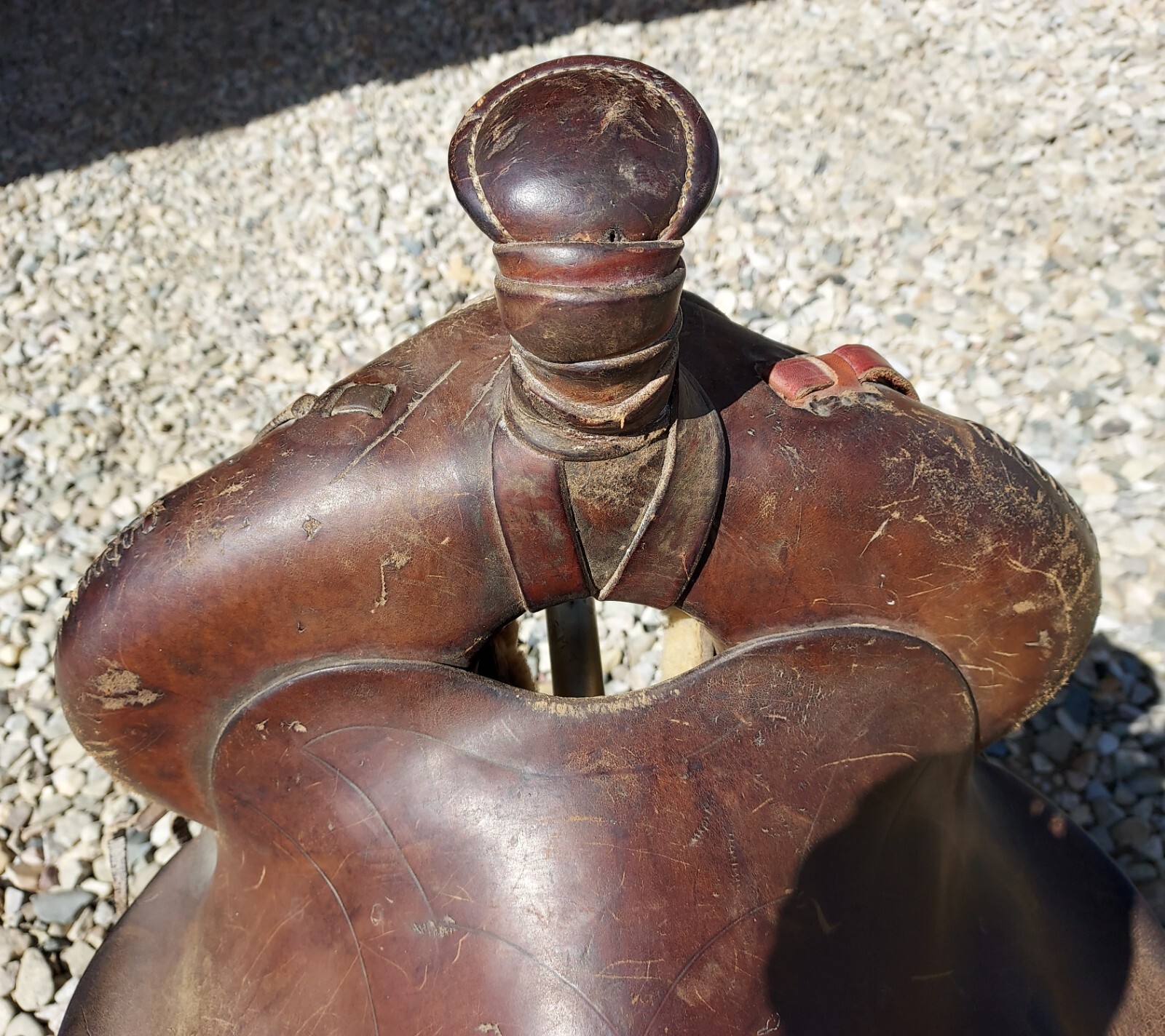 Antique Joseph Sullivan Fort Benton Montana - Saddle - Square Skirt - 13" seat