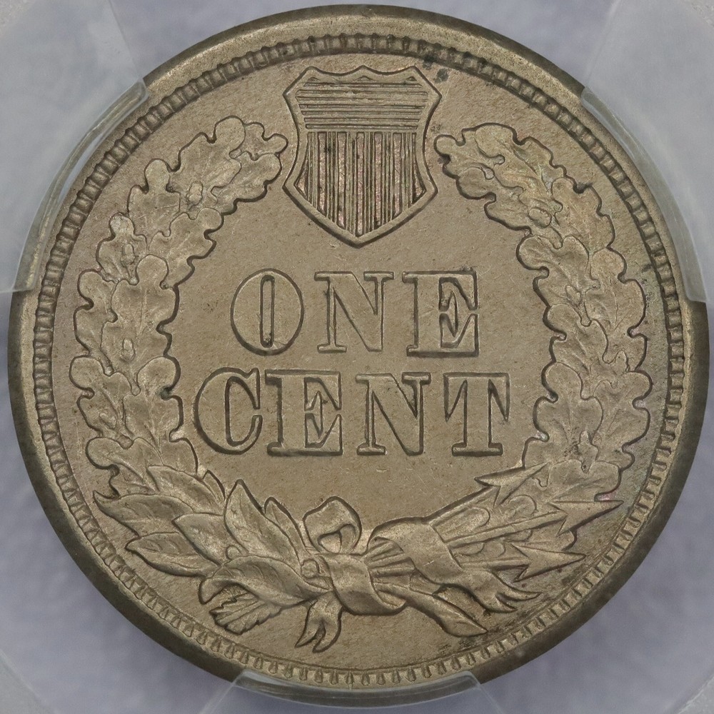 1863 1c Indian Head Cent - PCGS AU 53