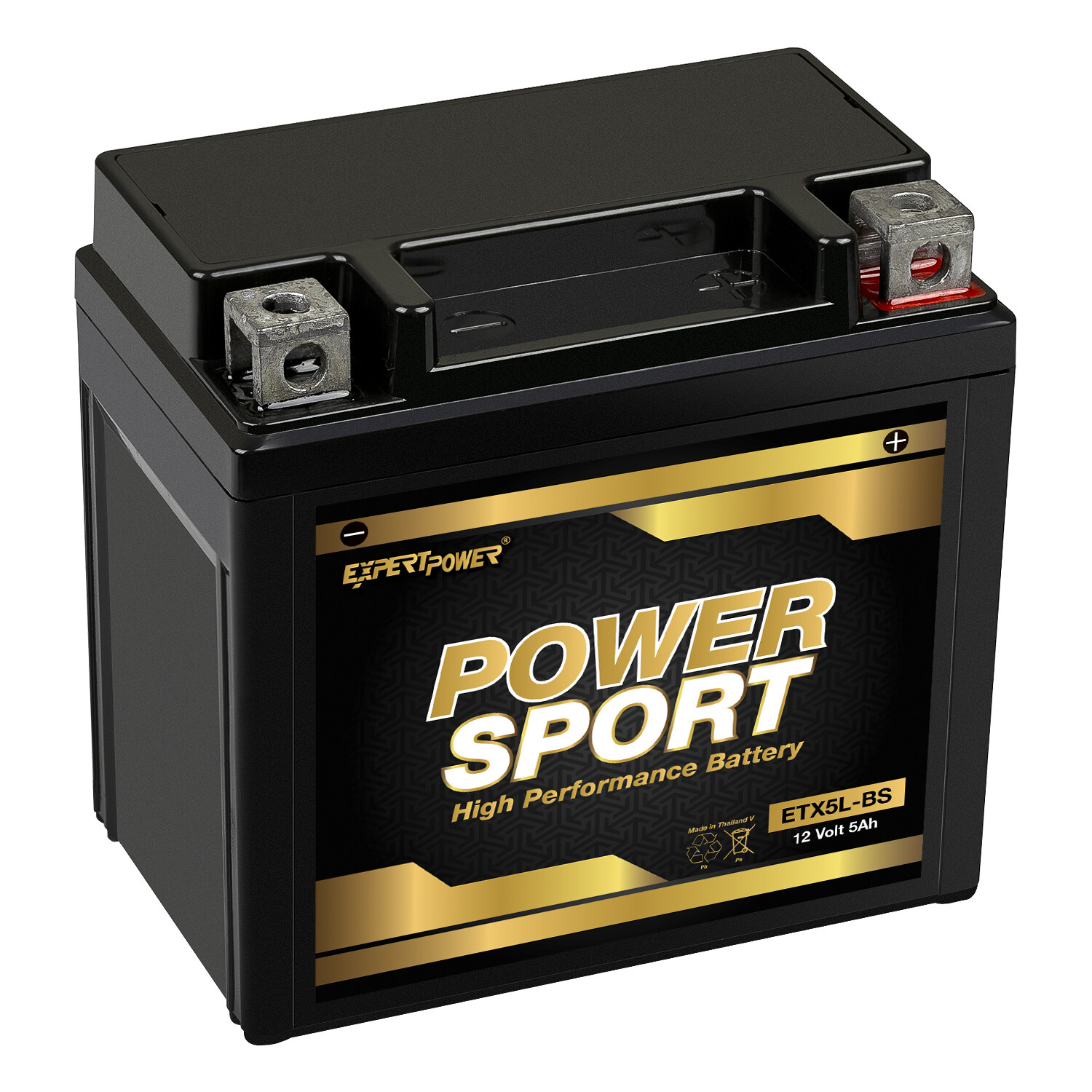 YTX5L-BS 12V 5AH Battery Replaces ATV Quad Motorcycle Scooter Moped