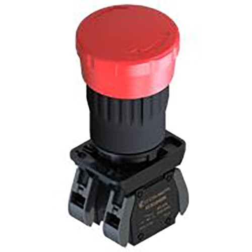 1 pc RS PRO 2420837 Twist Release Emergency Stop Push Button, Panel Mount, 22mm