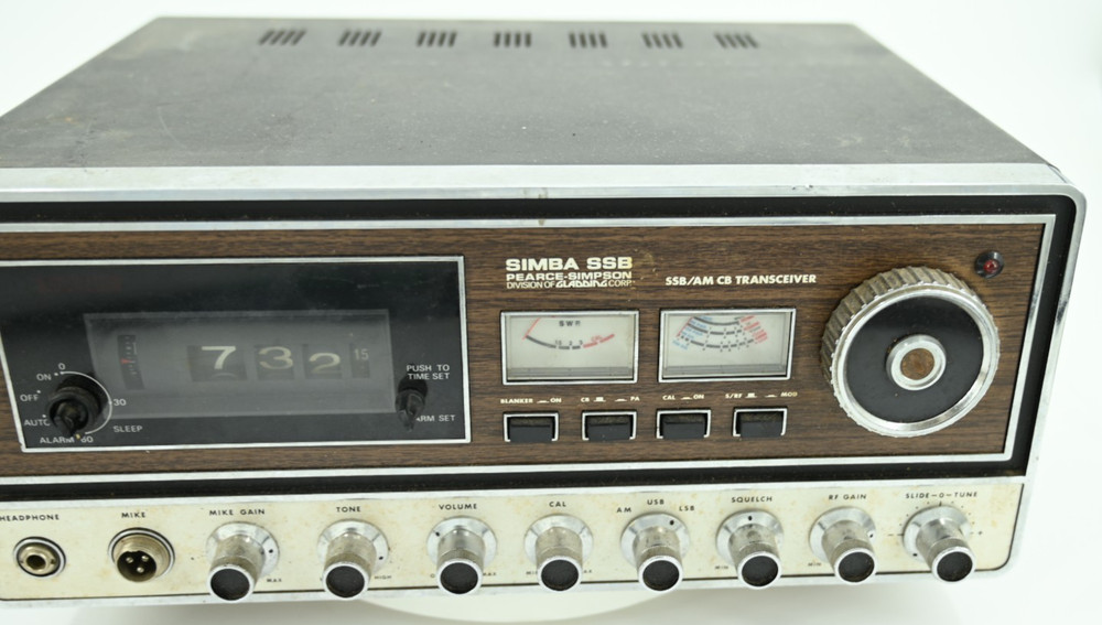 Vintage Pierce Simpson Simba SSB CB Transceiver Transmitter Untested