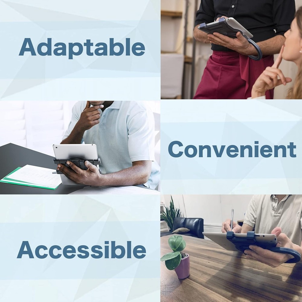 Tablet Grip Holder & Adjustable Stand for Drawing, Reading & Working