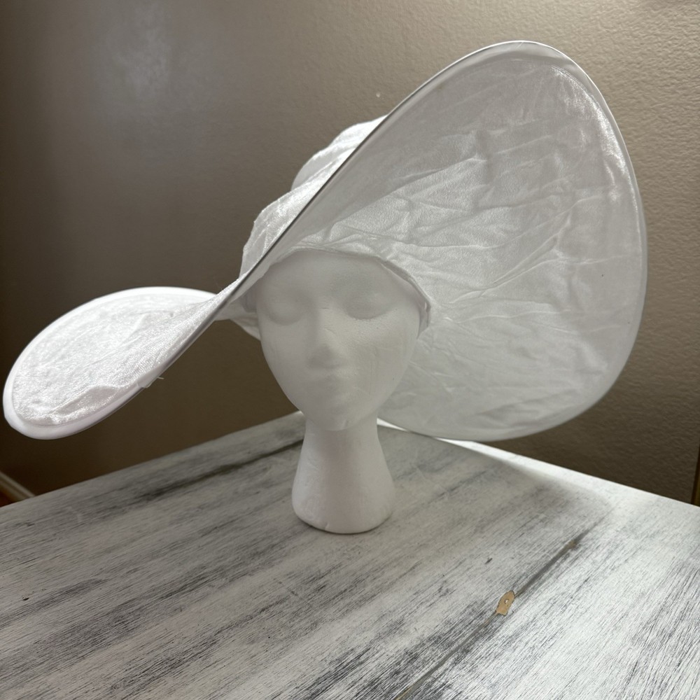 Large White Halloween Witch Hat