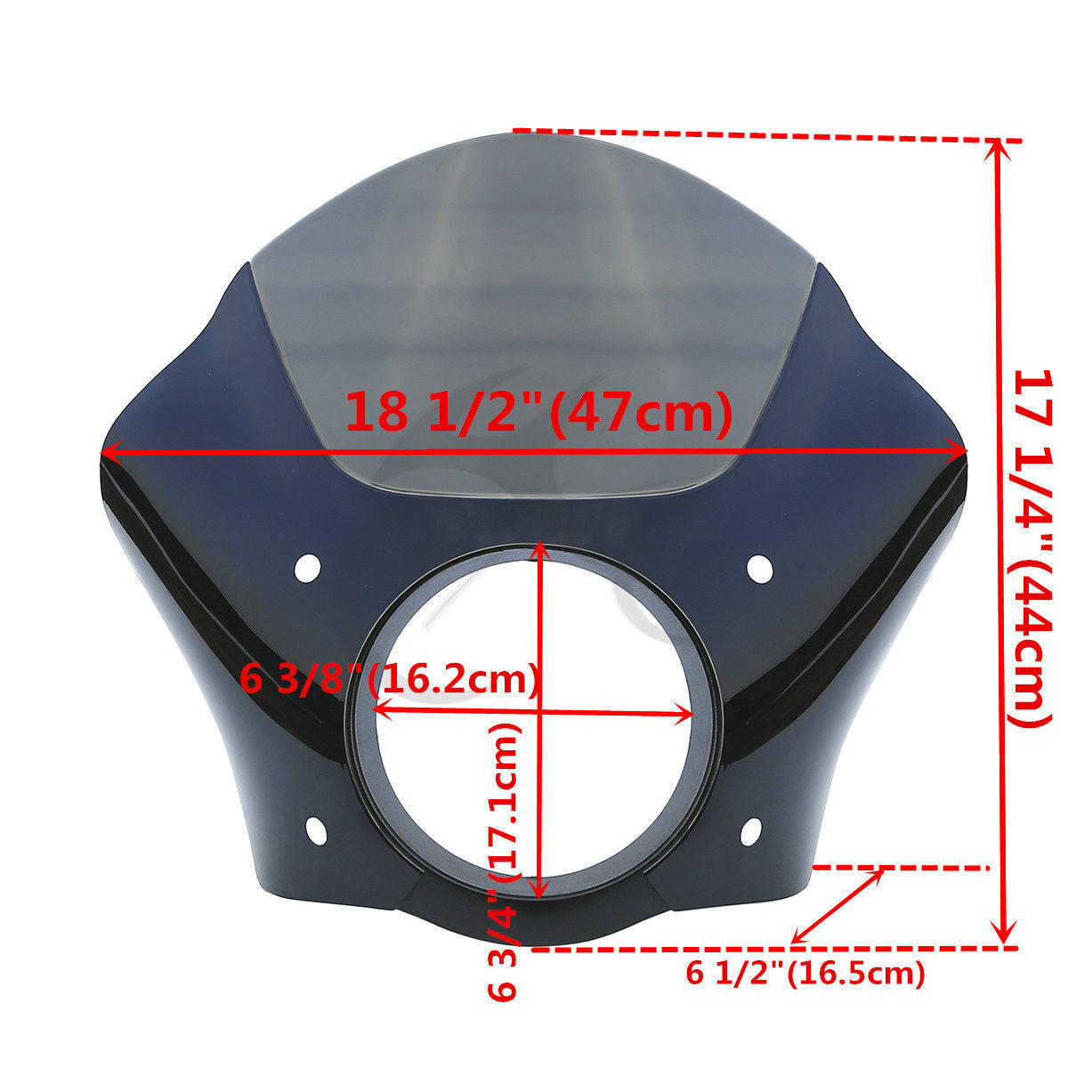 Gauntlet Headlight Fairing Windscreen Fit For Harley Sportster XL 1200 883 88-22