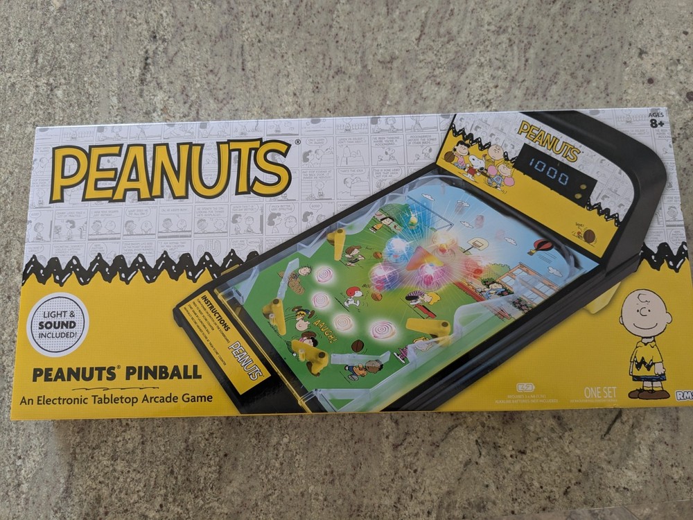 Peanuts Pinball (An Electronic Tabletop Arcade Game)