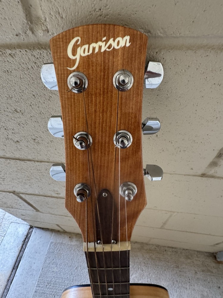 Excellent Condition: Garrison Acoustic Guitar With Hard Case