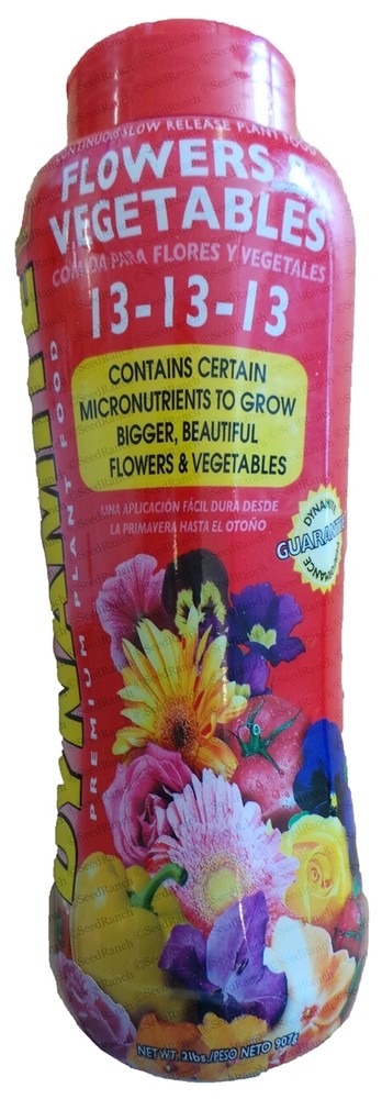 Dynamite 13-13-13 Flowers & Vegetables Slow Release Fertilizer - 2 Lbs.
