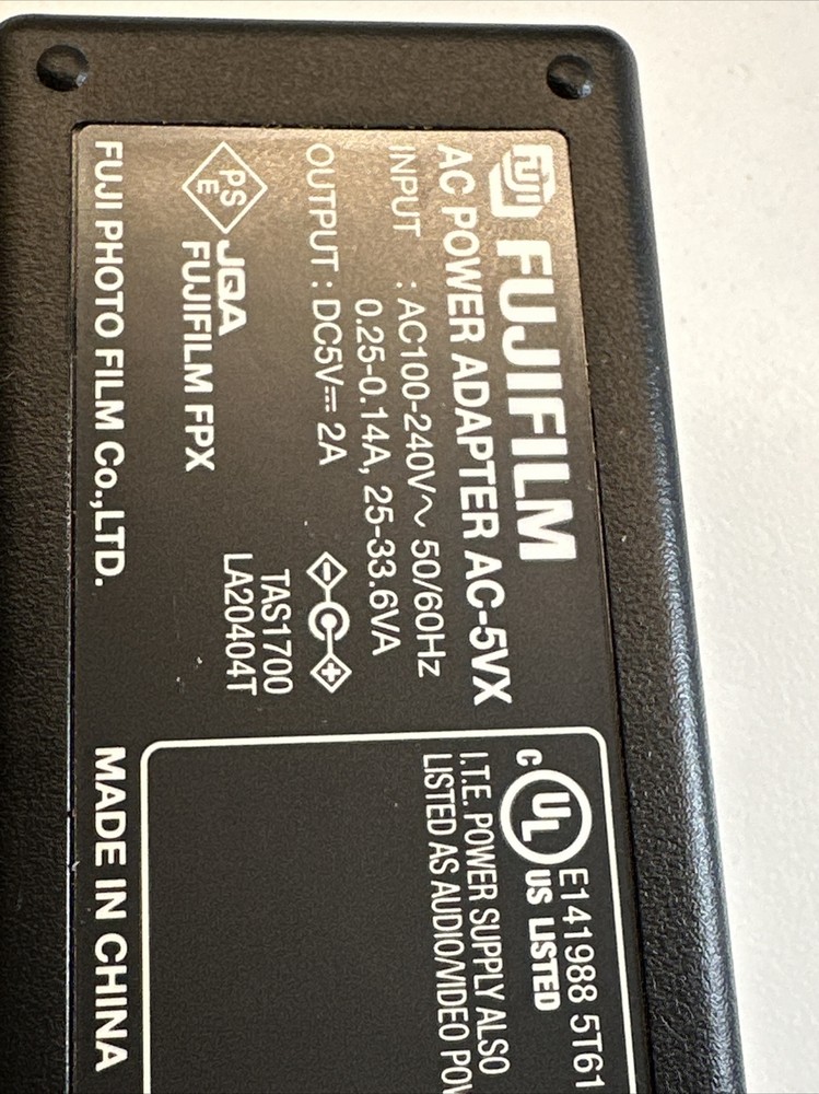 Fujifilm AC Power Adapter AC-5VX