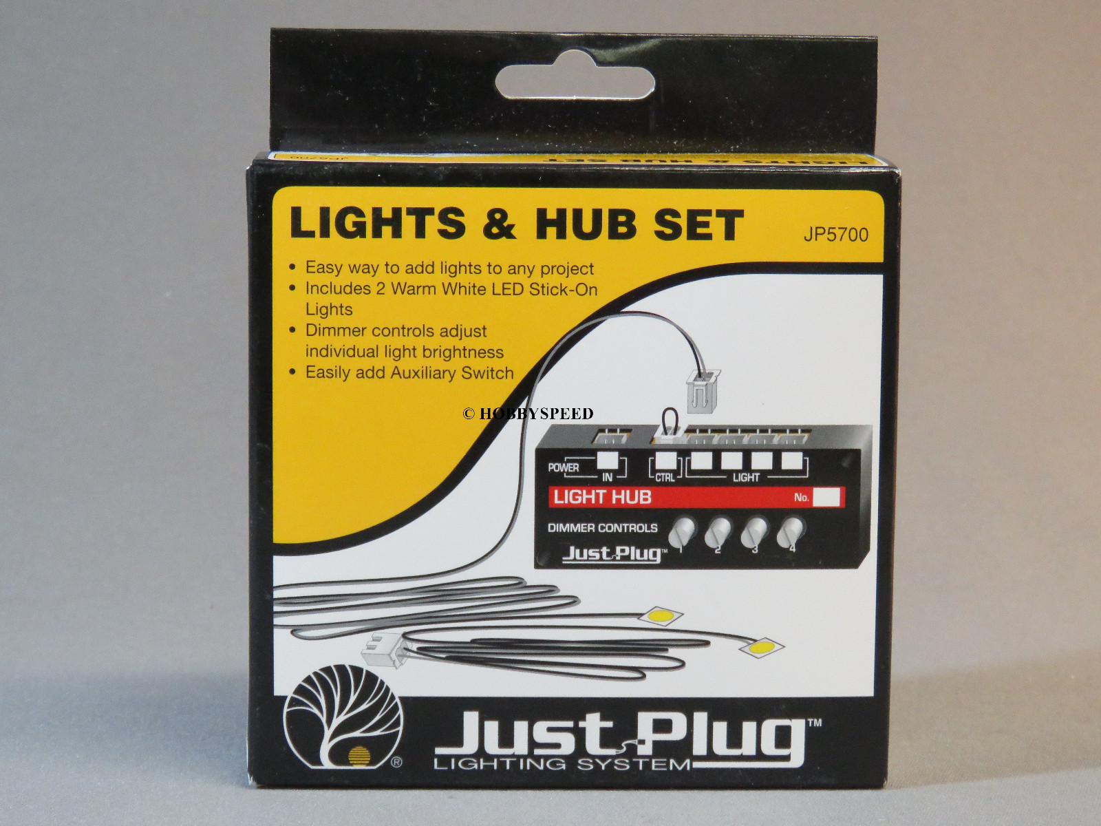 WOODLAND SCENICS LIGHTS & HUB SET FOR JUST PLUG LIGHTING SYSTEM wiring WDS5700