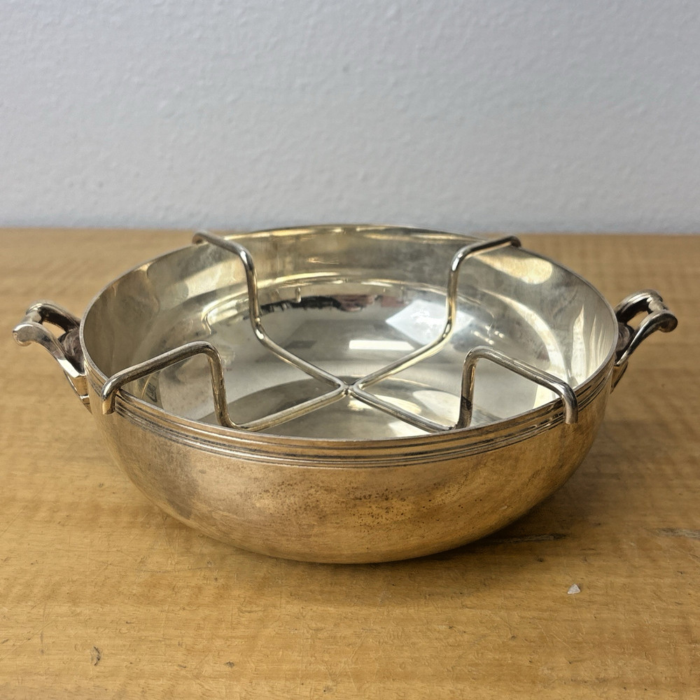 RARE Christofle Silverplate Caviar Set Rafraichir 4224590 Vintage - 2 Pieces