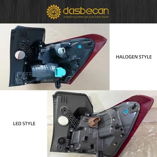 Outer Taillight Assembly Compatible with 2018 2019 2020 Chevy Left Driver Side