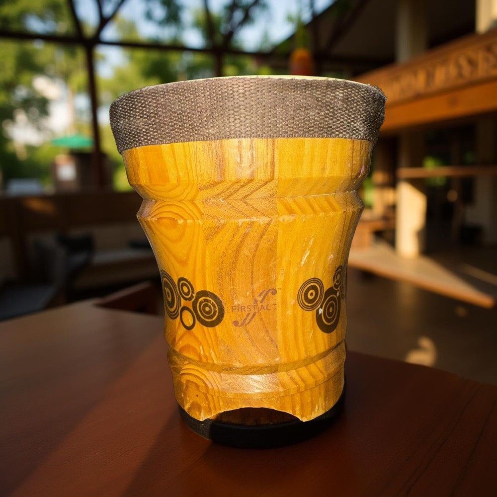 Mini djembe "Bongo" drum by First Act Handcrafted Wooden