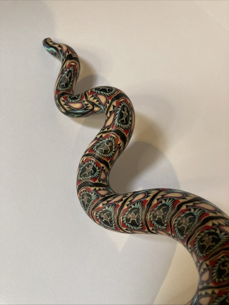 POLYMER CLAY SNAKE SCULPTURE