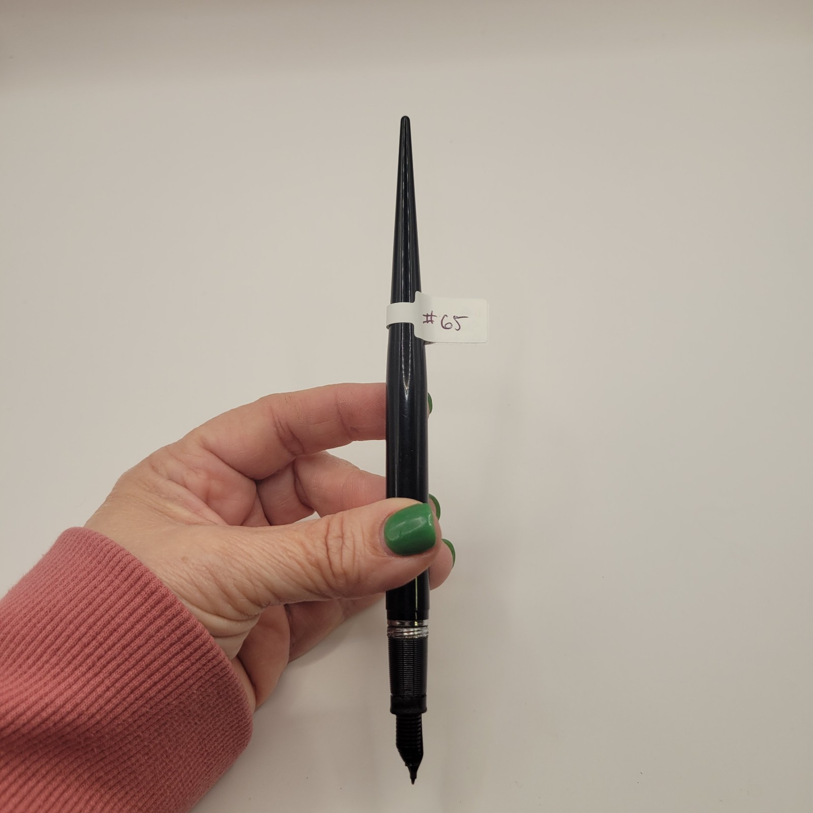 Vintage W.A. Sheaffer Vacuum-Fil Fountain Pen – 14K Gold Black With Chrom Trim