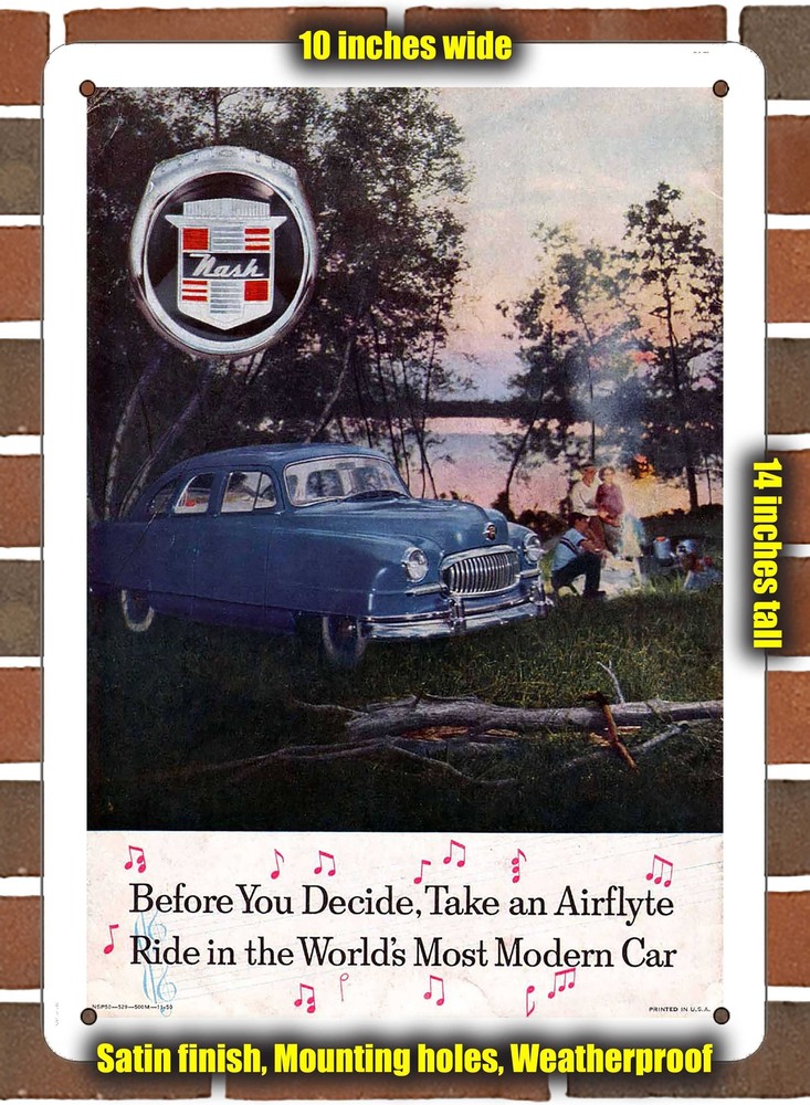Metal Sign - 1951 Nash (Sign Variant #8)