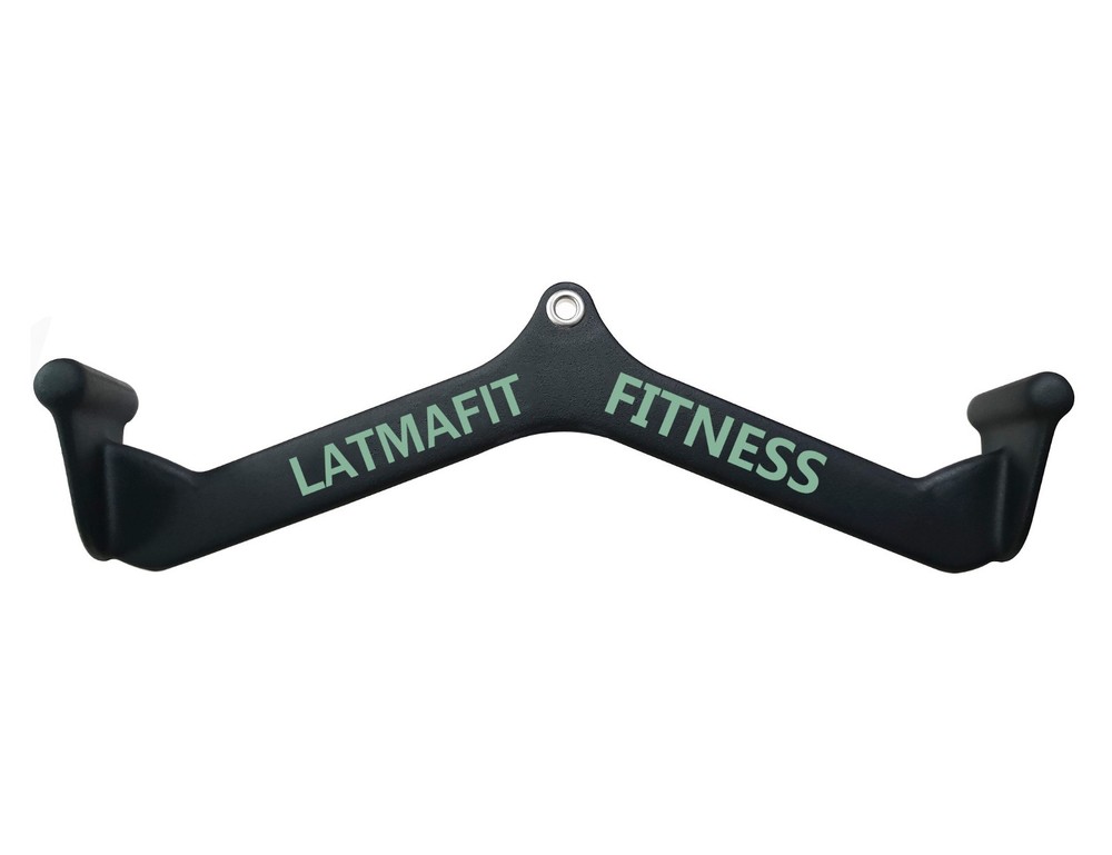 Lat Pull Down Bar Fitness Rowing Pulley Cable Machine Attachment Handle Grips