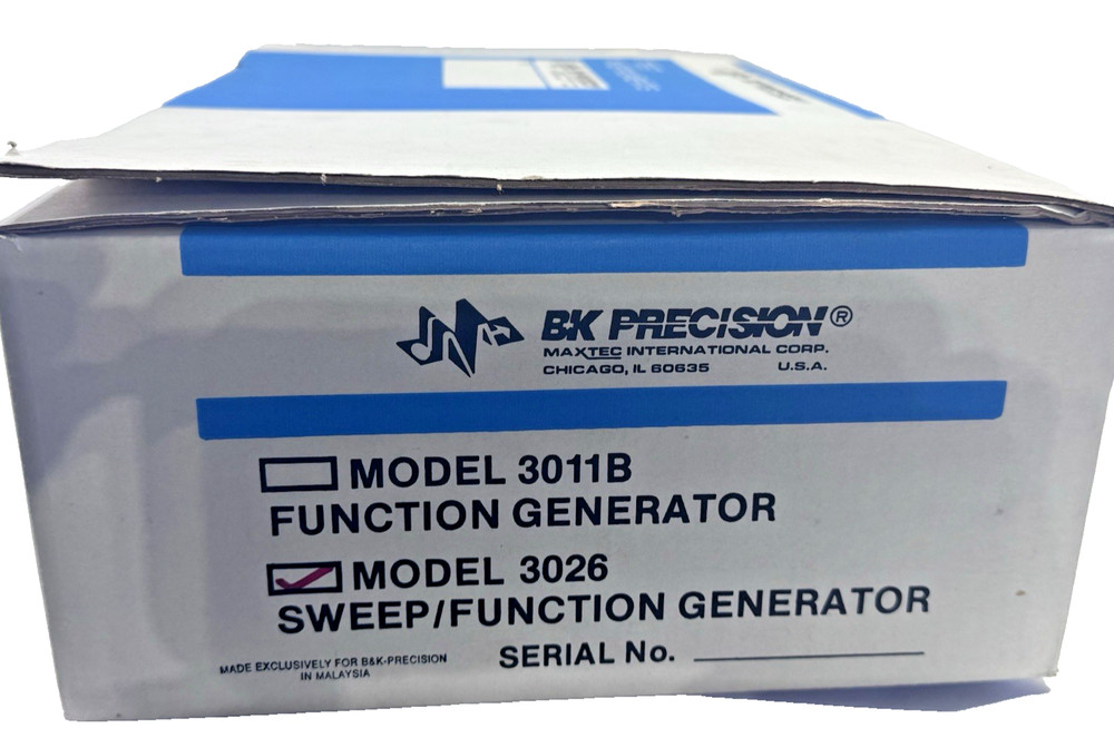 BK Precision 3026 Sweep / Function Generator