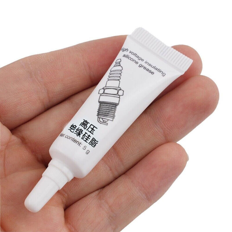 2pcs Car Spark Plug Insulating Grease Ignition Coil Silicone Grease High Voltage