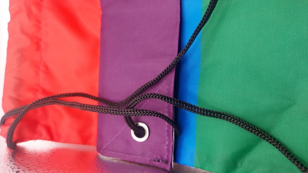 Nylon Rainbow Pride Backpack Travel Lightweight Durable