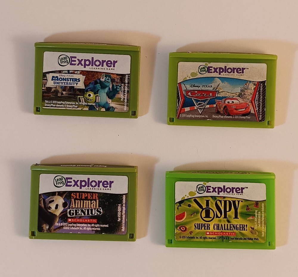(19) LeapFrog Explorer Games Bundle With Camera (*Untested)