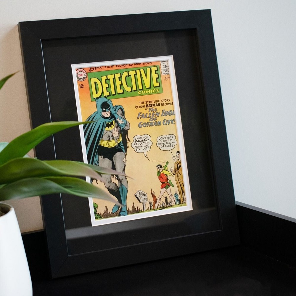 BCW Comic Book Frame Silver Age Book Display Wall Mountable with Matting