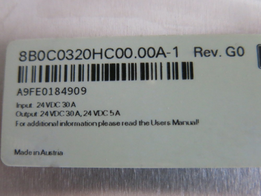 8B0C0320HC00.00A-1 | COMAU 8B0C0320HC00.00A-1 | B&R 8B0C0320HC00.00A-1