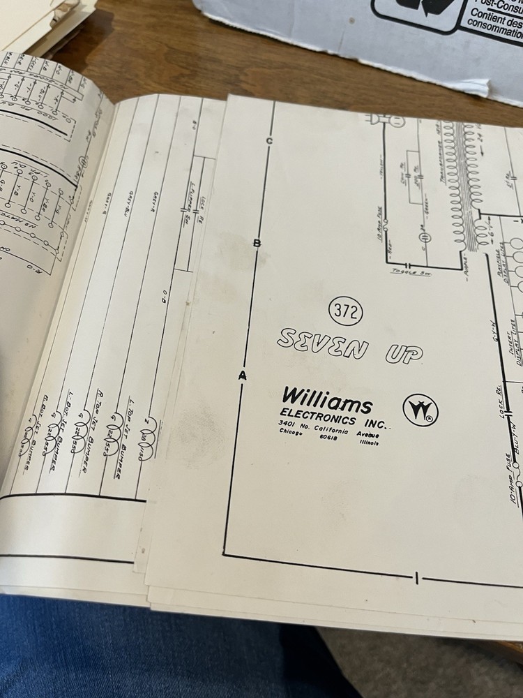Seven-Up Pinball Manual & Schematic