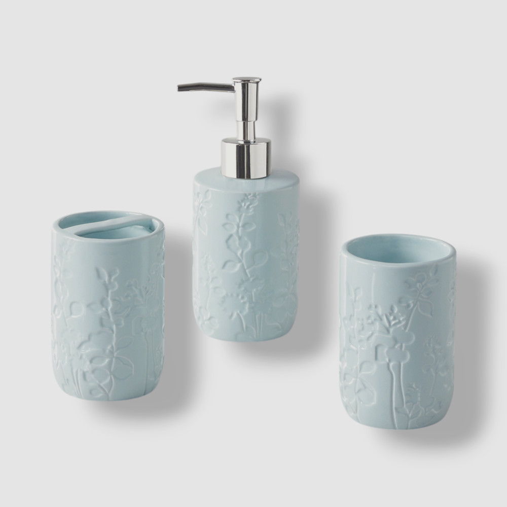 Decor Studio Green Texture Shell 17-Pc. Bath Set Bedding
