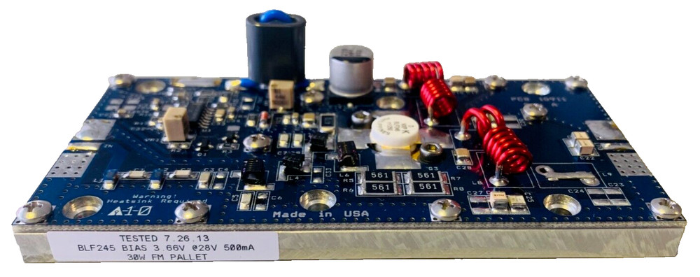 STUDEM FM BROADCAST AMPLIFIER 86 – 110MHz Pout: 30W