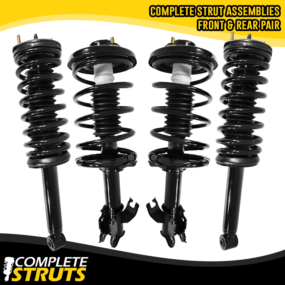 For 1996-1999 Infiniti I30 Front & Rear Complete Struts & Coil Spring Assemblies
