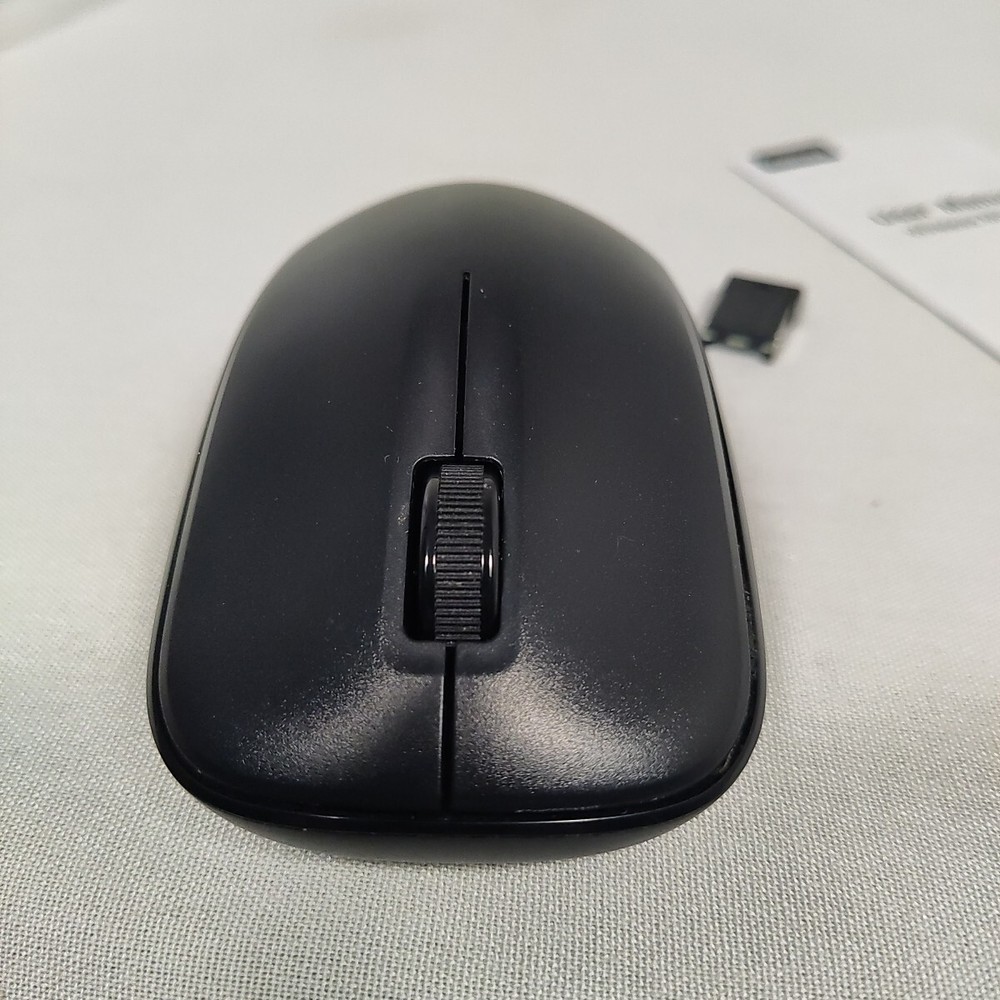 Seenda Wireless Mouse Black 2- Button Noiseless Click 2.4G Plug & Play