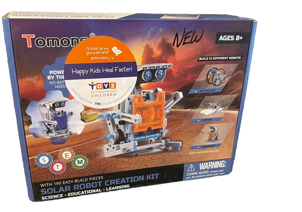 Tomons NEW Solar Powered Robot Creation Kit Science educational Learning FASTSHP