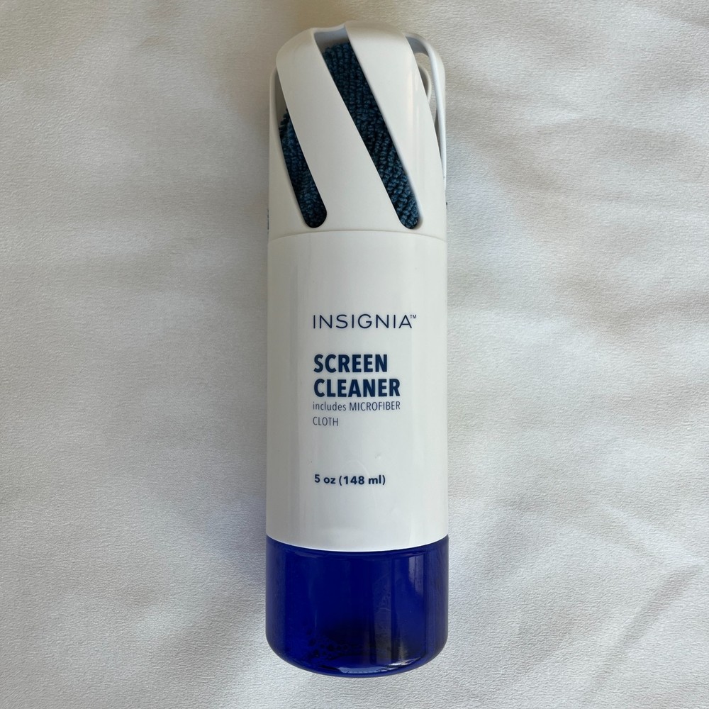Insignia Screen Cleaner 5oz (148ml) w/ Microfiber Cloth – Gently Used Once