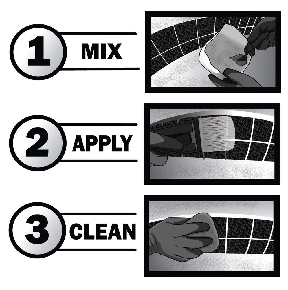 Gray Pool Tile Grout Repair Kit, 10-Pound, Gray