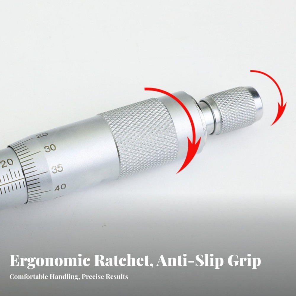 Professional Inside Micrometer Caliper Gauge 25-50mm For Measuring Tool