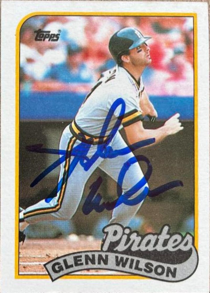 Glenn Wilson Autographed 1989 Topps #293