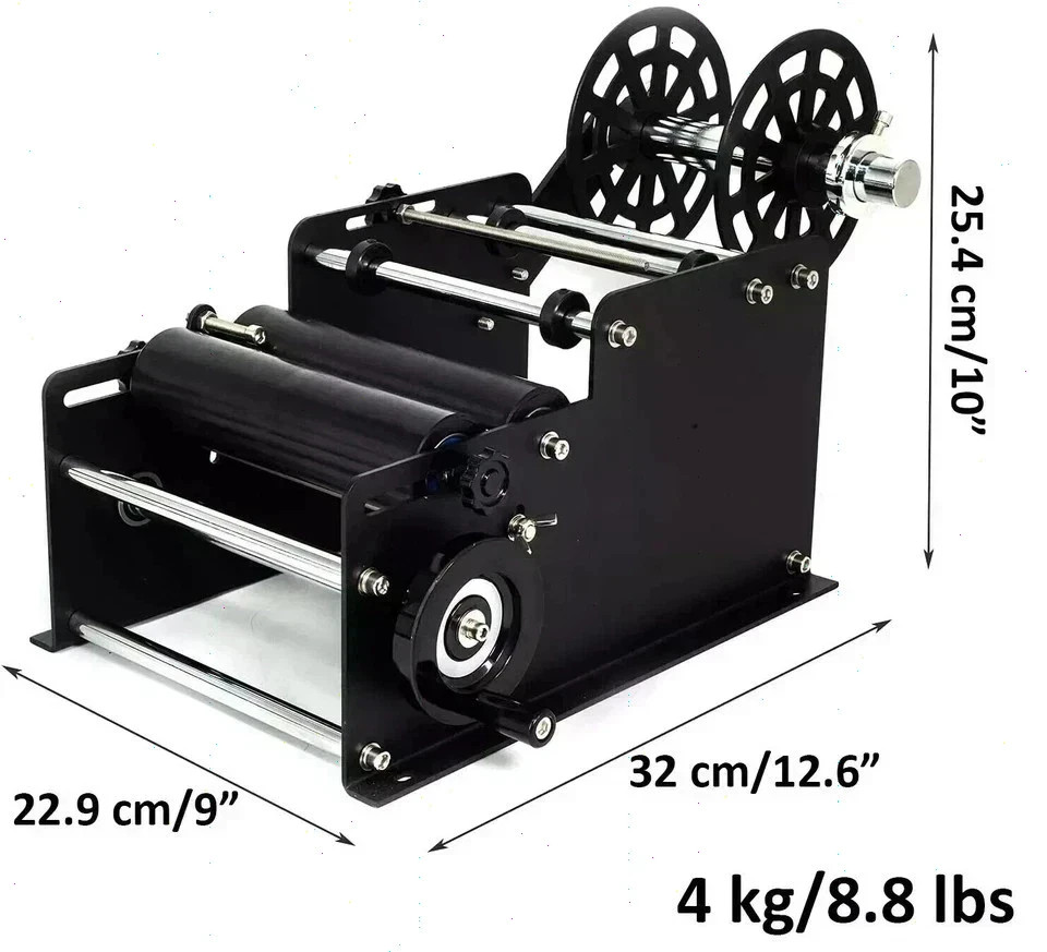 MT30 Manual Labeling Machine Ideal for Round Bottles Precise Label Application
