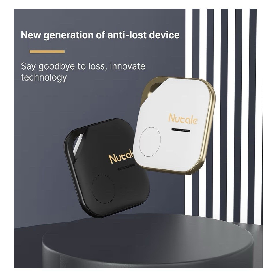 NEW Nutale Pro Key Finder Tag, Bluetooth Tracker Item Locator (4)- iOS & Android
