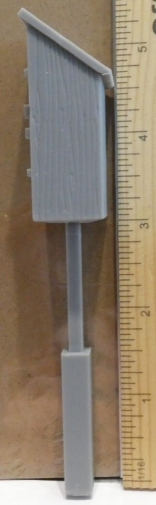 Telephone Line Box 6' Post G Scale Model Train Accessory
