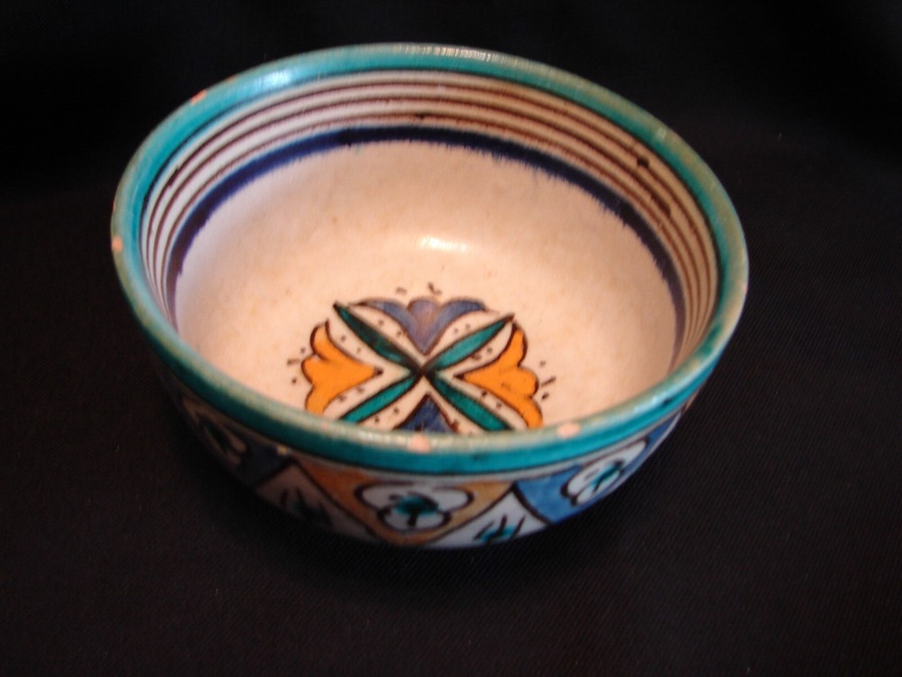 Vintage Signed Pottery Bowl