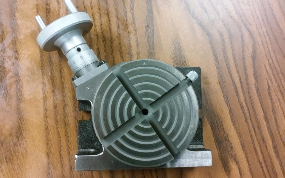 3" HORIZONTAL & VERTICAL PRECISION ROTARY TABLE, Part#TTSL-75- NEW