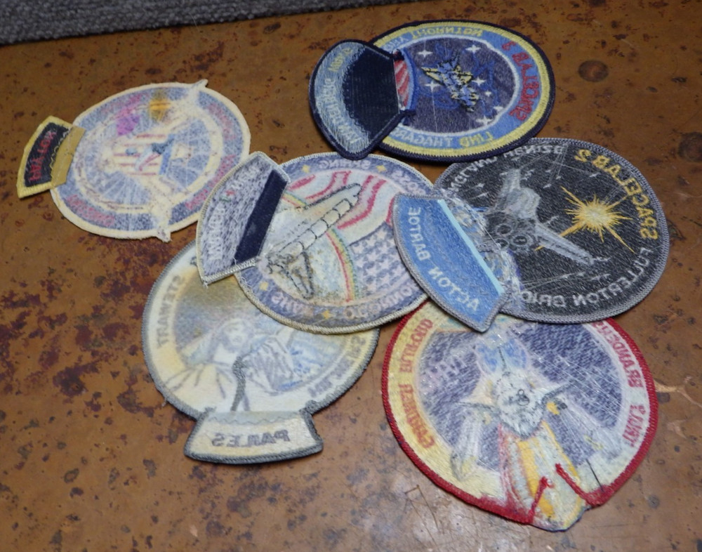 29 Vintage Mostly Space Shuttle Related Patches C2